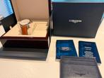 Longines Master Collection World Time GMT Avigation Automat., Overige merken, Leer, Staal, Polshorloge