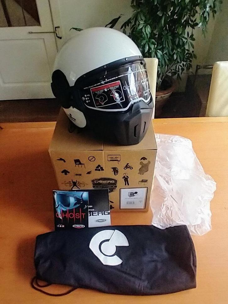 Nieuwe Caberg Ghost motorhelm - helm maat L, Motoren, Kleding | Motorhelmen, Systeemhelm, L, Caberg, Nieuw met kaartje, Ophalen of Verzenden