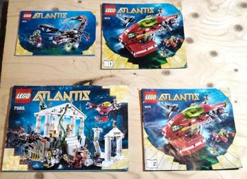 Partij lego atlantis boekjes. beschikbaar voor biedingen