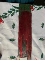 Kerst Lametta Rood met golfjes Onbrandbaar, Ophalen of Verzenden, Zo goed als nieuw