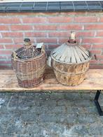 oude franse gistings flessen in mand, Antiek en Kunst, Curiosa en Brocante, Ophalen