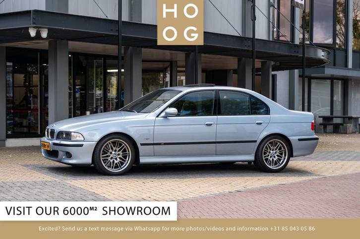 BMW M5 E39 4.9 V8 (bj 1999), Auto's, Oldtimers, Bedrijf, Te koop, Lederen bekleding, BMW, Benzine, Sedan, Handgeschakeld, Origineel Nederlands