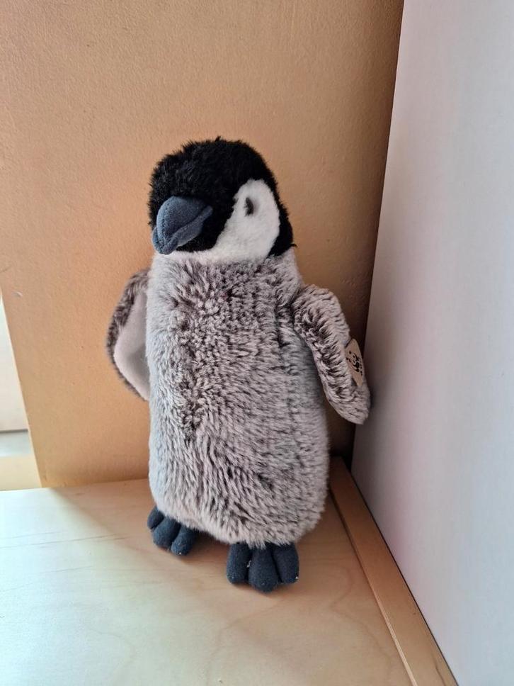 WWF WNF grijze pinguin Pinguïn knuffel knuffeltje, Kinderen en Baby's, Speelgoed | Knuffels en Pluche, Zo goed als nieuw, Overige typen