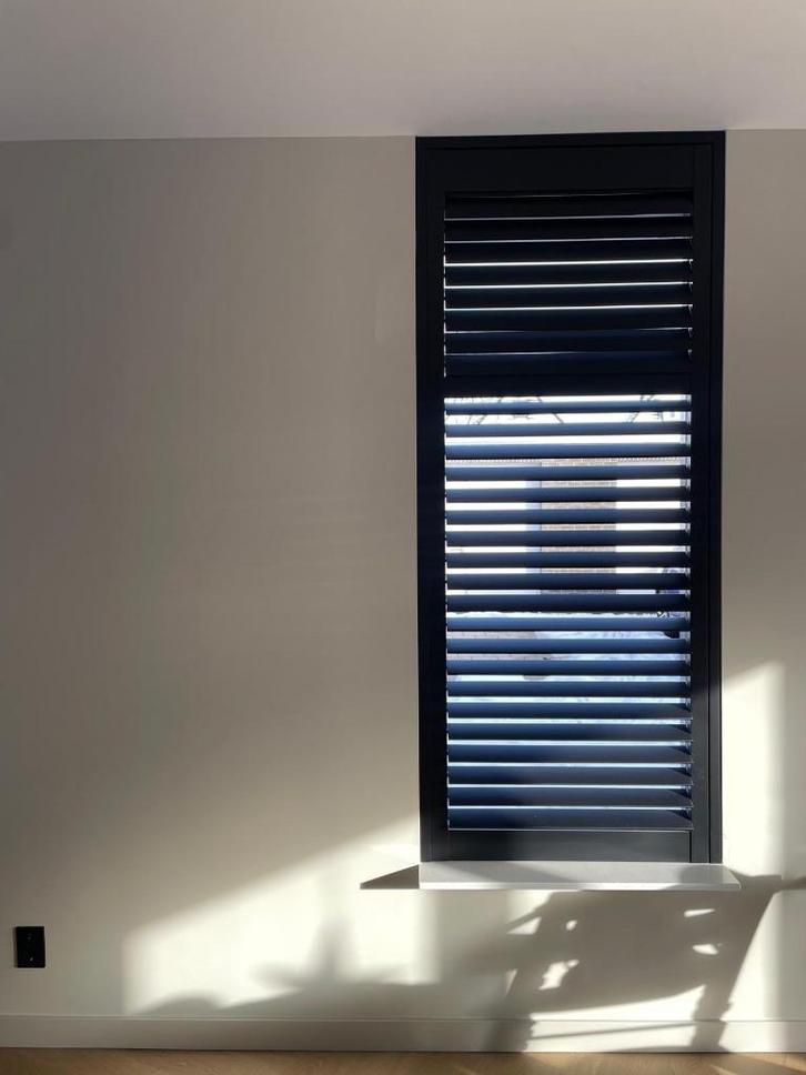 Shutter zwart, Huis en Inrichting, Stoffering | Gordijnen en Lamellen, Nieuw, 200 cm of meer, 50 tot 100 cm, Zwart, Ophalen