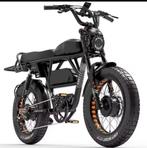 Elektrische Fatbike 2025 – 48V, Volledige Vering, Nieuwstaat, Ophalen of Verzenden, Zo goed als nieuw, 50 km per accu of meer