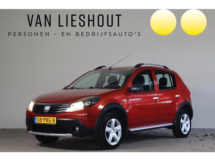 Dacia Sandero 1.6 Stepway NL-Auto! Airco I Trekhaak, Auto's, Dacia, Bedrijf, Te koop, Sandero Stepway, ABS, Airbags, Airconditioning