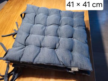 6 zitkussens / stoelkussens Mood collection jeansblauw beschikbaar voor biedingen