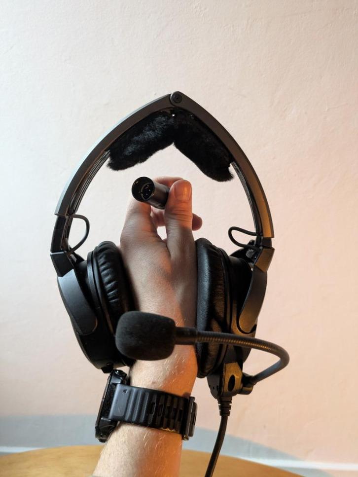 Bose A20 piloten-headset XLR5, Audio, Tv en Foto, Koptelefoons, Zo goed als nieuw, Over oor (circumaural), Overige merken, Bluetooth