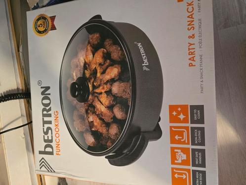 Bestron AHP1500Z party en snack pan nieuw, Witgoed en Apparatuur, Gourmetstellen, Nieuw, 4 t/m 7 personen, Ophalen