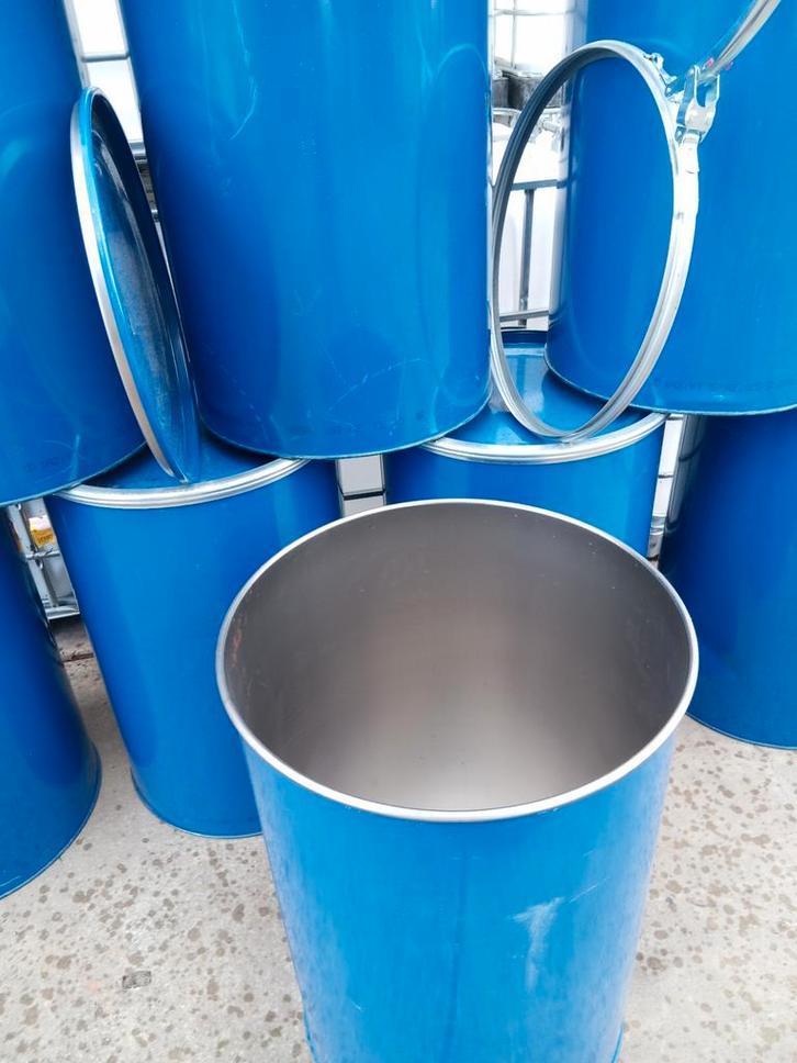 Vuurton brandton stookton 200 Liter metalen vaten gebracht., Tuin en Terras, Regentonnen, Zo goed als nieuw, Metaal, 150 liter of meer