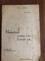1945 Bevrijding. P. Honkoop C.L :zn. Nederland onder het, Ophalen of Verzenden, Gelezen, P. Honkoop