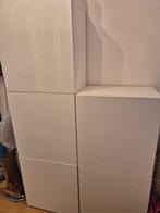 BESTA kast 120x192 COMPLEET - wit glanzend (SELSVIKEND), Ophalen, Met deur(en), Zo goed als nieuw, Minder dan 150 cm