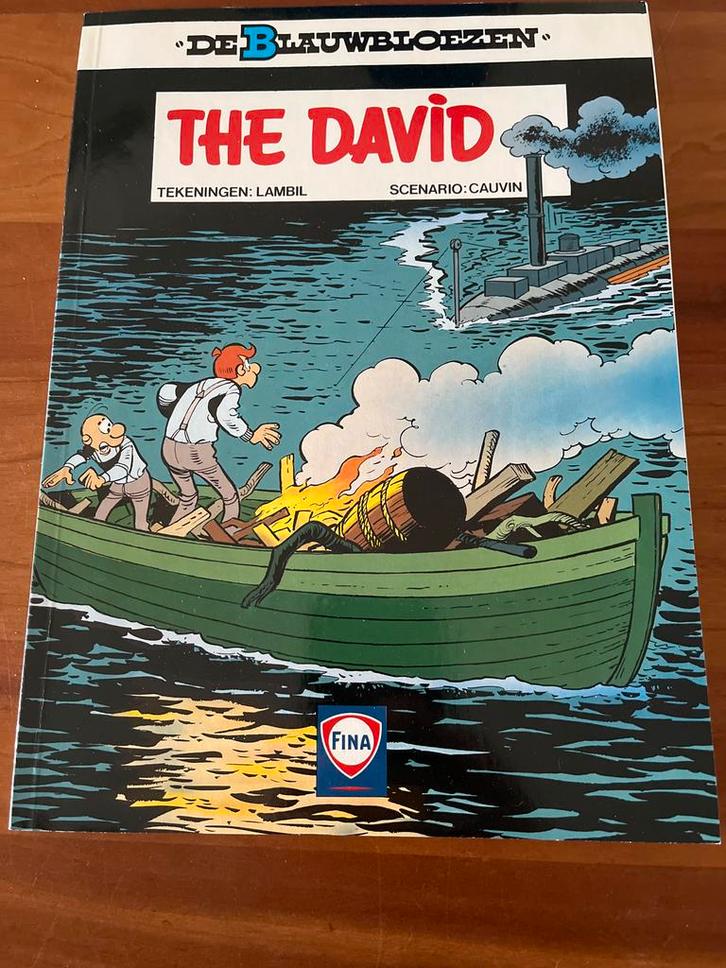 De Blauwbloezen - The David - Stripalbum, Boeken, Stripboeken, Zo goed als nieuw, Eén stripboek, Ophalen of Verzenden