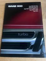 Saab 900 autofolder 1988 brochure cabriolet, Ophalen of Verzenden, Gelezen, Overige merken