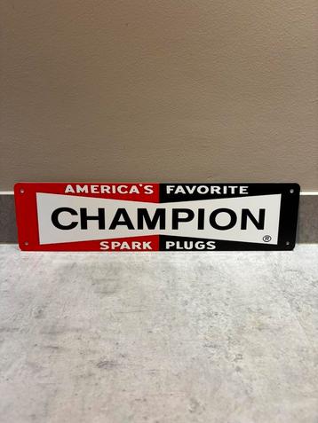 Mancave Bar Café Wanddecoratie metalen bordje merk Champion beschikbaar voor biedingen