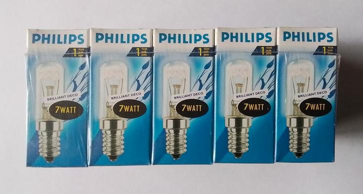 Philips E14 gloei-lampjes 7/10 Watt, Huis en Inrichting, Lampen | Losse lampen, Nieuw, Gloeilamp, E14 (klein), Ophalen