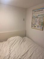 IKEA 2 persoonsbed met veel opbergruimte, Huis en Inrichting, Slaapkamer | Bedden, Ophalen, Gebruikt, 90 cm, Wit