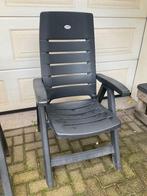 Gezocht 2 Hartman Royal Prestige grijze tuinstoelen., Ophalen, Gebruikt, Kunststof, Inklapbaar
