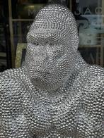 UNIEK XXL Gorilla Art design object polyresin diamant effect, Ophalen of Verzenden