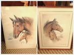 Vintage afbeelding in lijst van Ruane Manning paarden '80, Ophalen of Verzenden