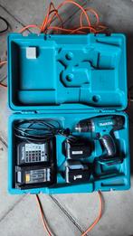 Makita accuboor defect BDF343 met originele koffer, 1 accu, Doe-het-zelf en Verbouw, Gereedschap | Boormachines, Ophalen, Gebruikt