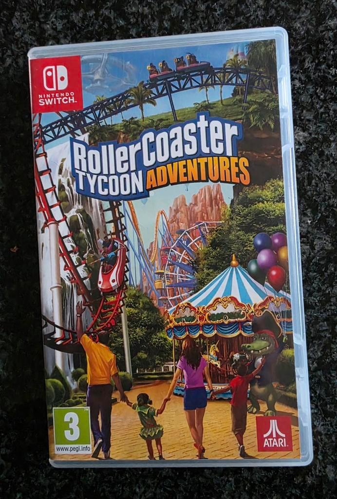 RollerCoaster Tycoon Adventures, Spelcomputers en Games, Games | Nintendo Switch, Zo goed als nieuw, Simulatie, 1 speler, Vanaf 3 jaar