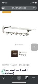 Eichholtz Arini Kapstok - Zilver, Huis en Inrichting, Woonaccessoires | Kapstokken, Wandkapstok, Nieuw, Ophalen of Verzenden, Minder dan 100 cm