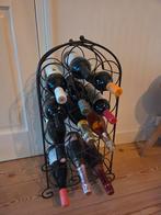 Wijnrek staand, Ophalen, 5 tot 15 flessen, Zo goed als nieuw, Metaal