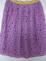 numpf plissé rok, maat 38, lila met bloemen, in goede staat, Kleding | Dames, Rokken, Maat 38/40 (M), Overige kleuren, Ophalen of Verzenden