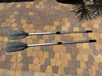 Nette set peddels voor een rubberboot lengte 162cm, Watersport en Boten, Peddels, Ophalen of Verzenden, Gebruikt, Enkelbladige peddel