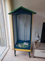 Ferplast groote vogelkooi, Dieren en Toebehoren, Ophalen of Verzenden, Zo goed als nieuw, Metaal, Vogelkooi