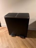 Duo Afvalbak - licht gebruikt (zgan), Ophalen, Overige materialen, Met pedaal, 50 tot 75 cm