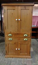 Massief grenen keuken - / buffetkastje - op maat gemaakt -, Huis en Inrichting, Keuken | Keukenelementen, Ophalen, Gebruikt, Overige kleuren