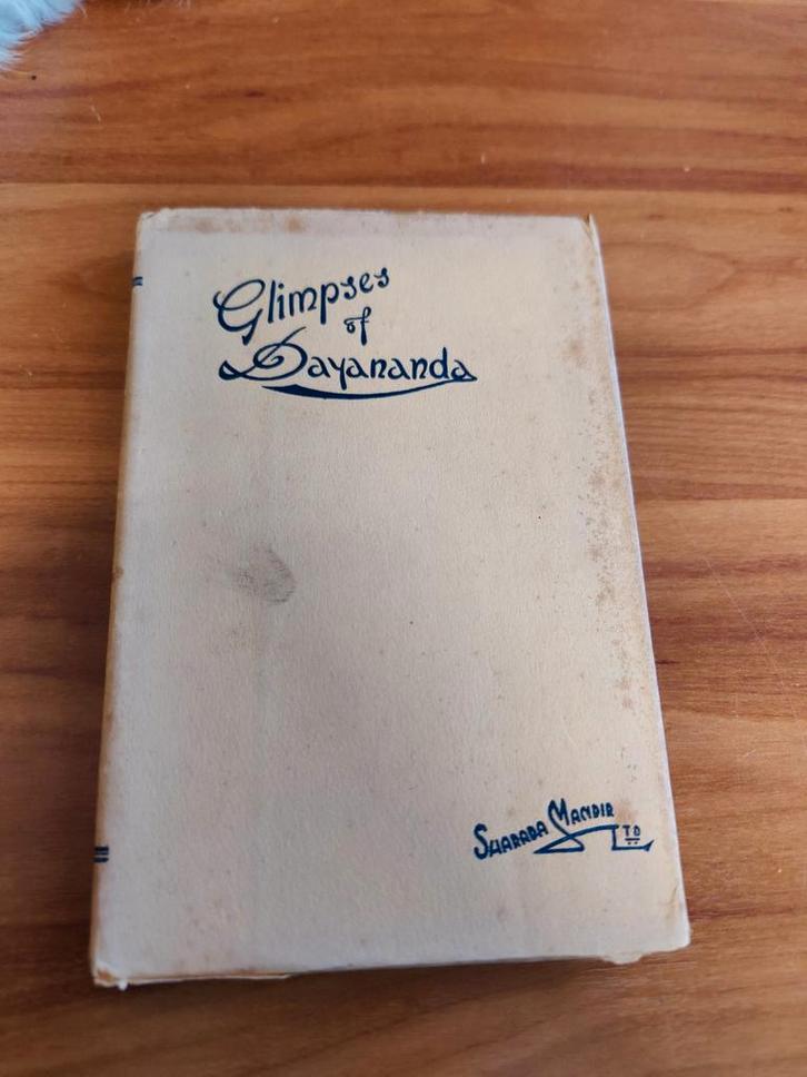 Zeer Zeldzaam: Glimpses of Dayananda (1937) - 2e editie, Boeken, Esoterie en Spiritualiteit, Gelezen, Achtergrond en Informatie