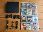 Sony Playstation 3 met 2 controllers en 12 games, Spelcomputers en Games, Spelcomputers | Sony PlayStation 3, Met 2 controllers