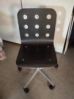 Zwarte bureau stoel ikea, Huis en Inrichting, Ophalen, Zo goed als nieuw, Zwart