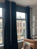 Donkerblauwe verduisterende gordijnen Ikea, 100 tot 150 cm, Ophalen of Verzenden, Zo goed als nieuw, 200 cm of meer