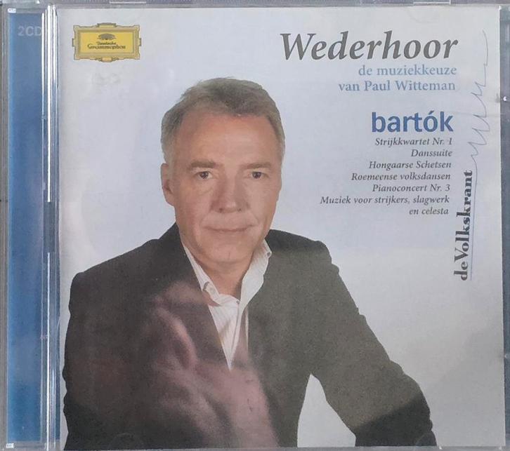 Bartók - Wederhoor - Paul Witteman - 2CD, Cd's en Dvd's, Cd's | Klassiek, Zo goed als nieuw, Kamermuziek, Modernisme tot heden