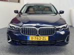 BMW 5 Serie TOURING 518d HIGH EXECUTIVE LEDER NAVIGATIE CRUI, Auto's, BMW, Automaat, 4 cilinders, Blauw, 22 km/l