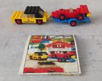 lego 650-1 legoland auto met aanhanger en racewagen (1972), Ophalen of Verzenden, Gebruikt, Complete set, Lego