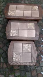 Bijzettafels - set van 3, Ophalen, Minder dan 45 cm, Gebruikt, 75 cm of meer