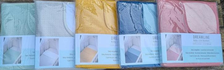Dreamline wiegdekentjes 12 stuks in 5 verschillende kleuren, Hobby en Vrije tijd, Borduren en Borduurmachines, Nieuw, Borduurpakket