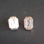 Oorbellen en erg mooi doosje met spiegel broches, Ophalen, Overige materialen, Zo goed als nieuw, Knopjes of Stekers