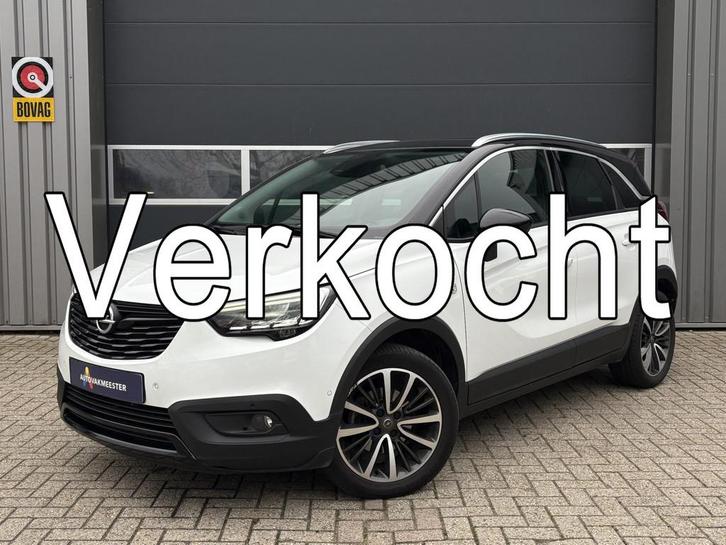 Opel Crossland X 1.2 Turbo Ultimate Automaat | Pano | Leder, Auto's, Opel, Bedrijf, Te koop, Crossland X, ABS, Achteruitrijcamera