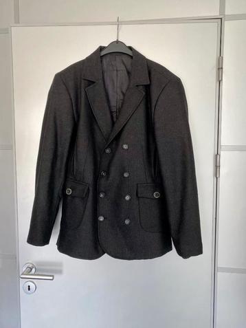 i595 Polim&Pier maat 50/52=M/L Luxe wollen jas winterjas beschikbaar voor biedingen