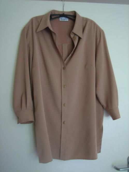 Zeer mooi beige blouse-jasje ERFO 44-46 snazzeys, Kleding | Dames, Blouses en Tunieken, Nieuw, Maat 42/44 (L), Beige, Verzenden