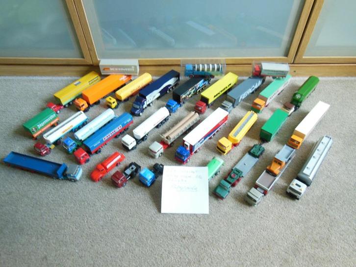 32 x  WIKING /Herpa/Eko/Brekina - div. trucks   1:87, Hobby en Vrije tijd, Modelauto's | 1:87, Gebruikt, Bus of Vrachtwagen, Wiking