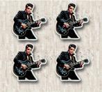 ELVIS PRESLEY Stickers - Set van 4 stuks., Ophalen of Verzenden, Nieuw, Overige typen