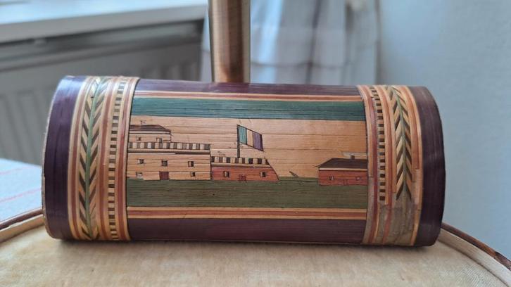 Napoleontische prisoner of war strowerk 1803- 1815, Antiek en Kunst, Curiosa en Brocante, Verzenden