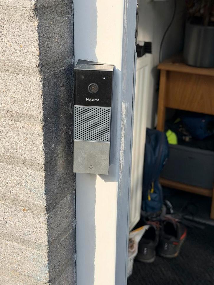 Netatmo Slimme Deurbel - Beveilig je huis!, Huis en Inrichting, Deurbellen, Gebruikt, Bedraad, Ingebouwde camera, Compatibel met smartphone